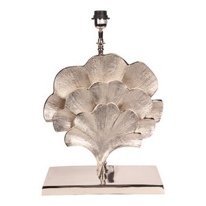 Tischlampensockel 51 cm – Silber – Aluminium