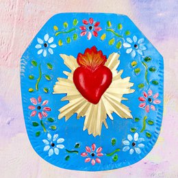 Placca Floreale Ex Voto