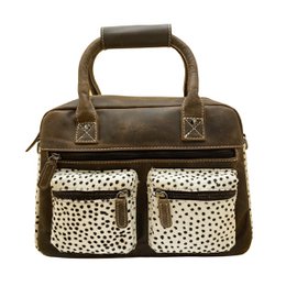 Brown Zebra Tas - Crossbody Ladies Bag im Cowboybag -Stil (Westsbag)