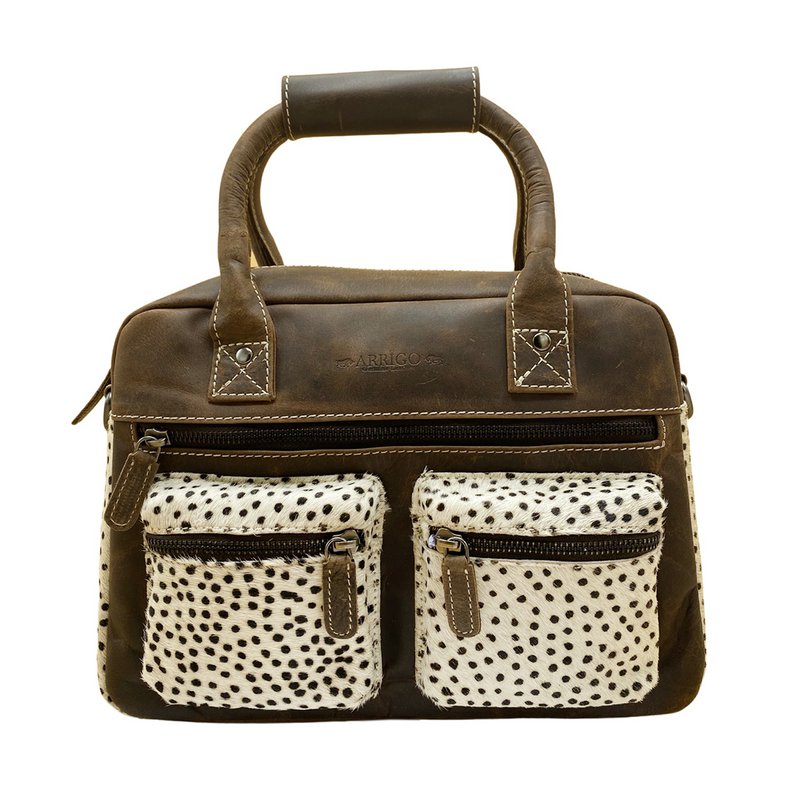 Brown Zebra Tas - Crossbody Ladies Bag im Cowboybag -Stil (Westsbag)