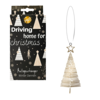 Car scent pendant - Christmas (black/beige)
