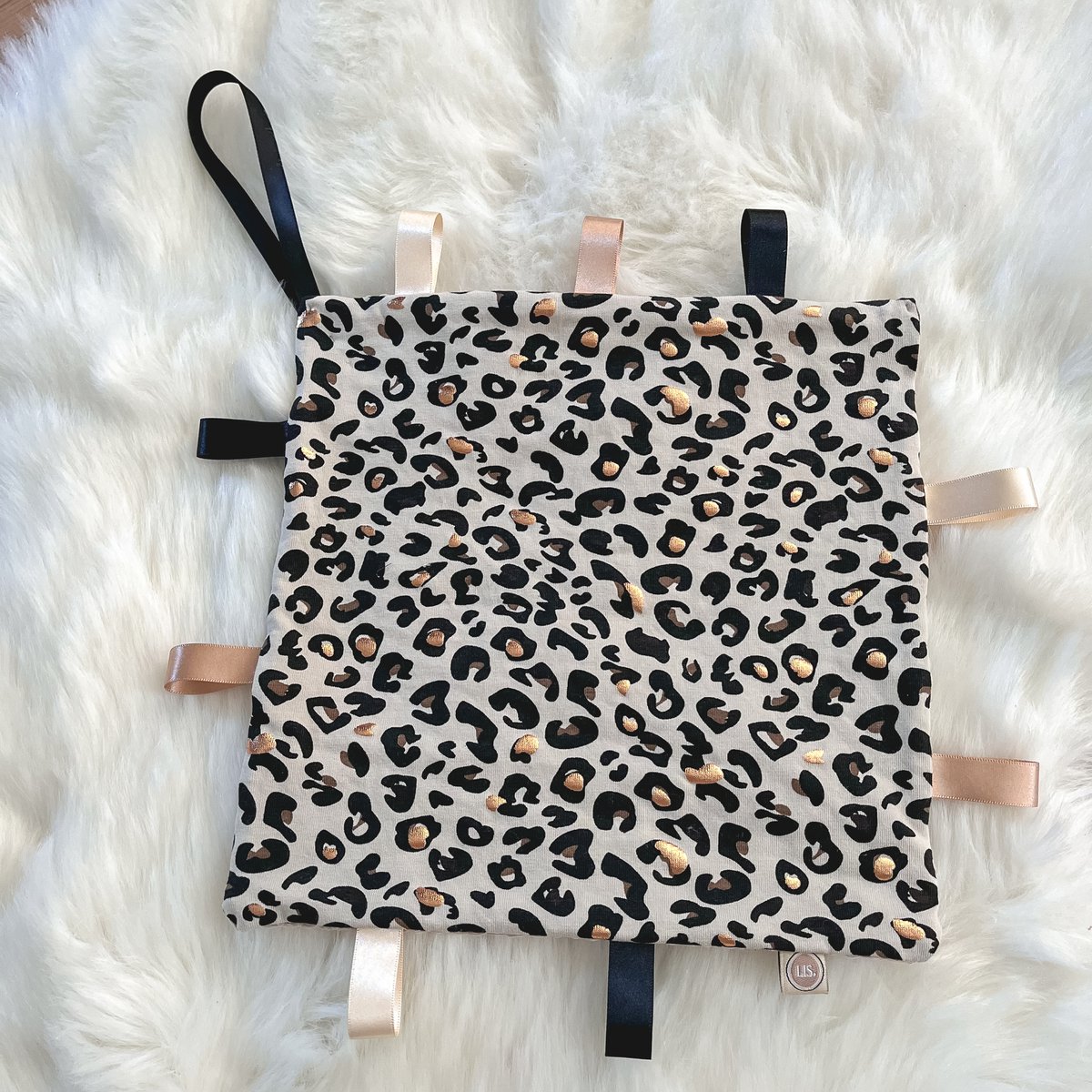 Toile pour étiquettes Leopard Luxury - Crème