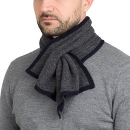 DUETTO - Dwustronny szalik z czystego kaszmiru