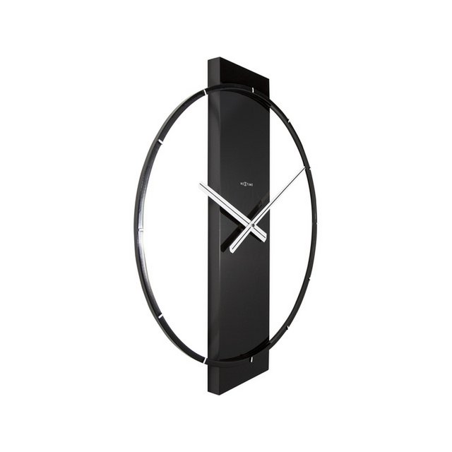 Horloge murale NeXtime Carl 50,8 x 58,2 cm noir