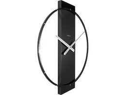 Wall clock NeXtime Carl 50.8 x 58.2 cm black