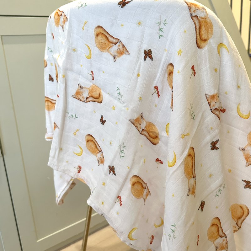 XL hydrofiele doek doek vosje 120cm