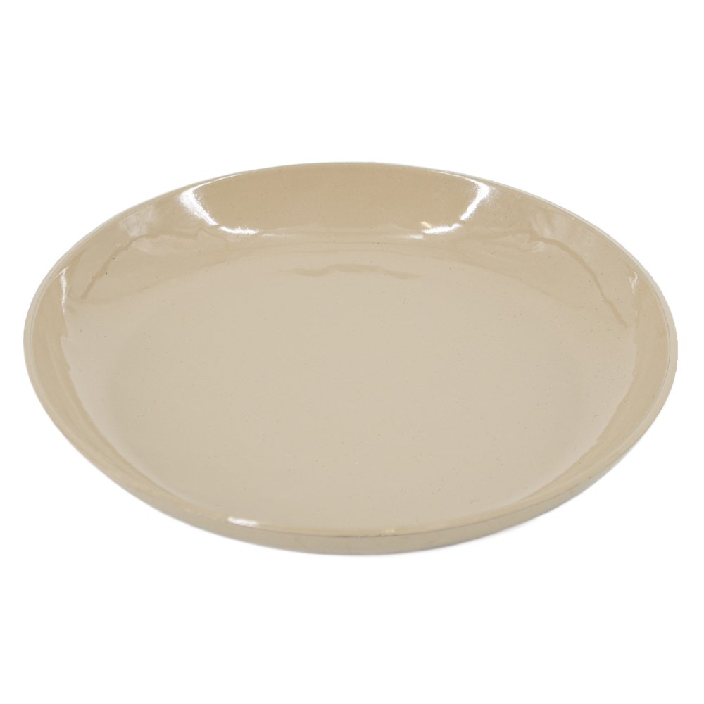 Bowl hammered beige