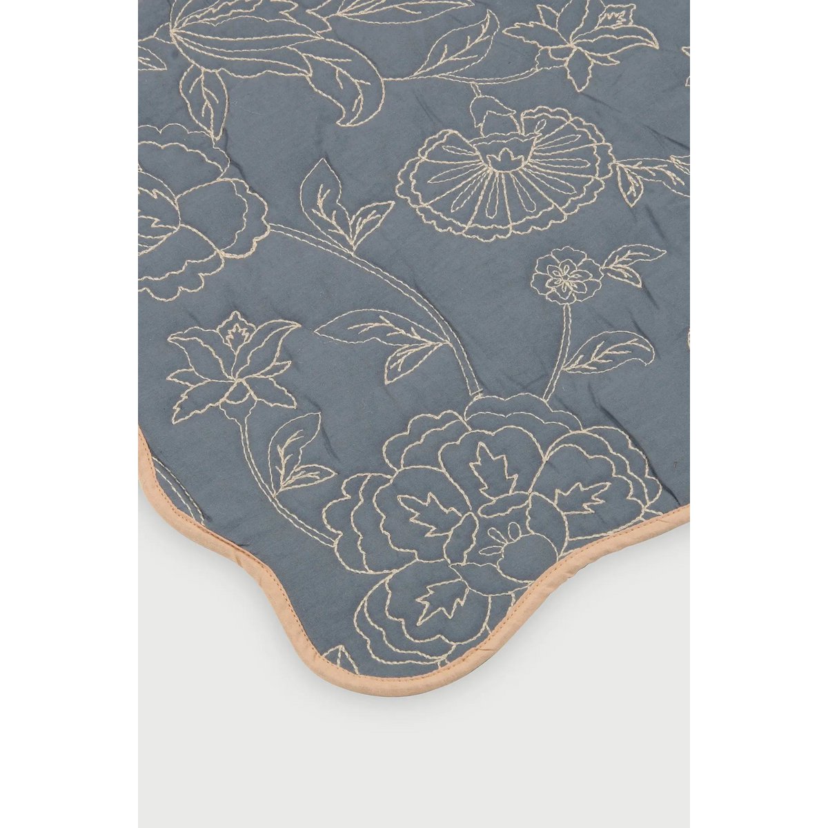 Tafelmat | Rosabelle Chintz Azure Scallop Matten-Set van 2 van Sanctuary Living