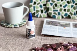 DIY-Paket Mosaik-Untersetzer (inkl. Halter)
