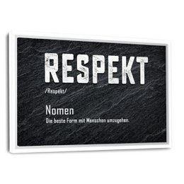 Definition af respekt - Aluminium Dibond Image