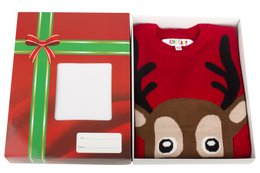 Christmas Sweater Kids - Reindeer Red
