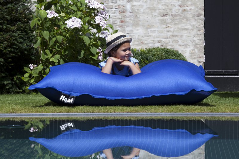 FLOAT BEANBAG SWIMMINGPOOL - kongeblå