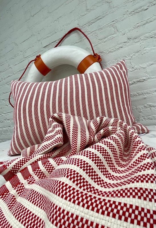 Beachie Nice Rood 60 x 40 cm