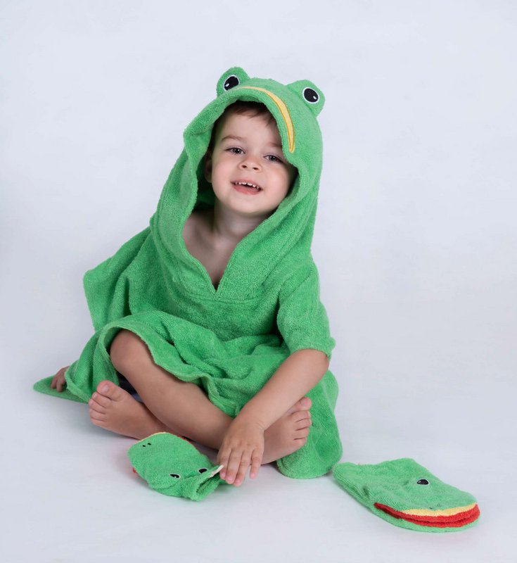 Poncho de baño rana BIO