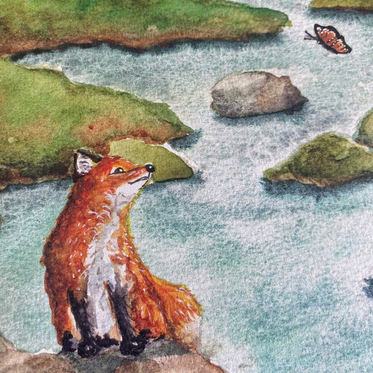 Fox in the Woods Poster (A3)
