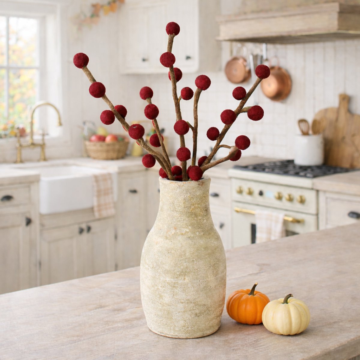 Boules de branche aubergine
