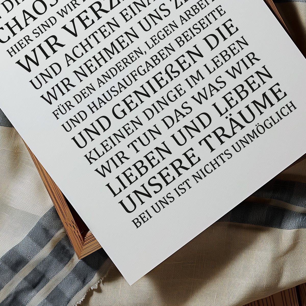 Poster: Hausordnung
