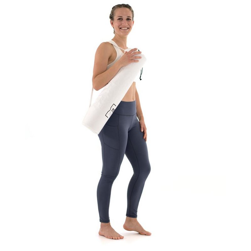 rolling wood cork mat with pocket