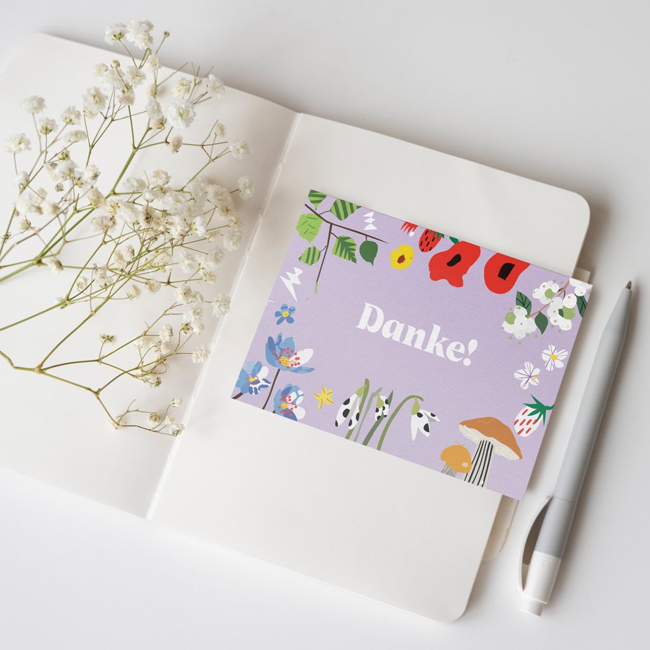 Thank you card - Danke