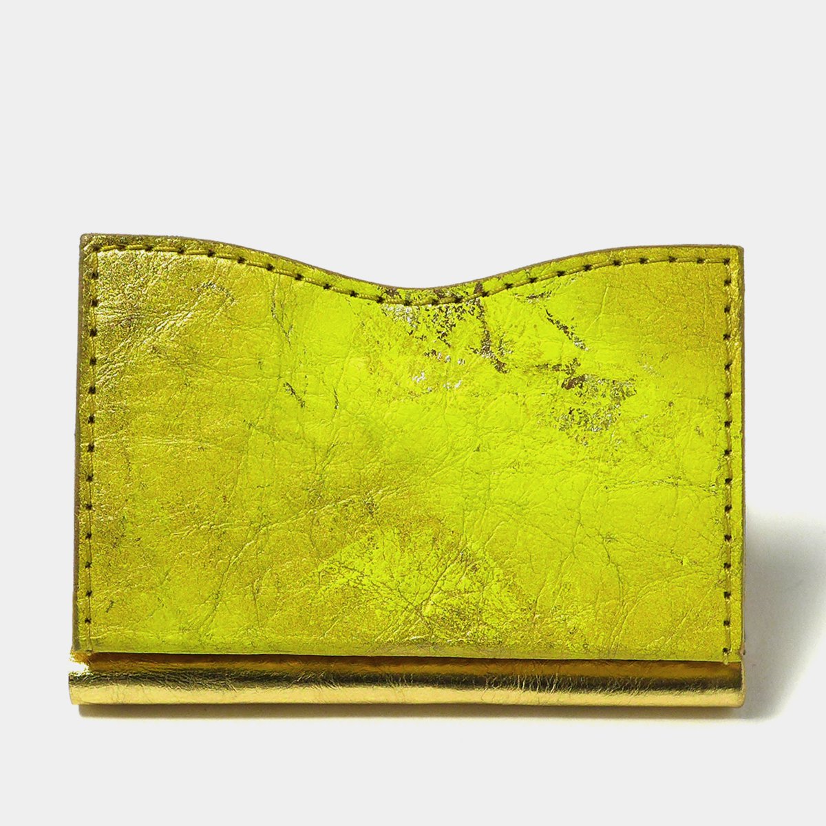Minimal Wallet Gold Sun - casual paper made of paper with a golden yellow look