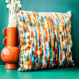 Velvet Cushion Art Flows On The Wall% 233 signed Just Cage
