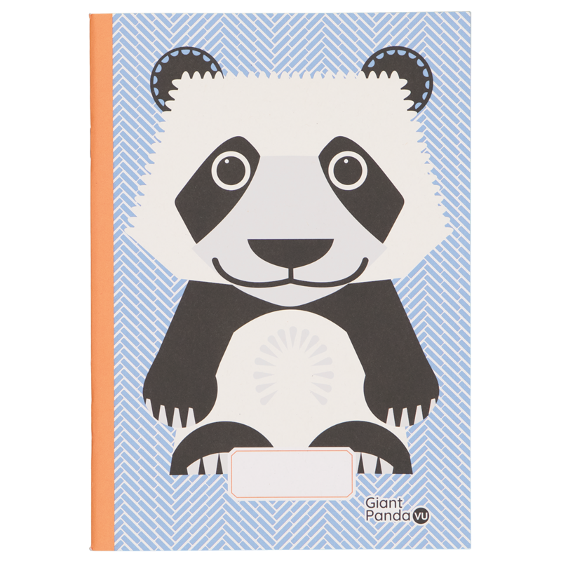 A5 notebook | Panda | Recycled paper - Made in France