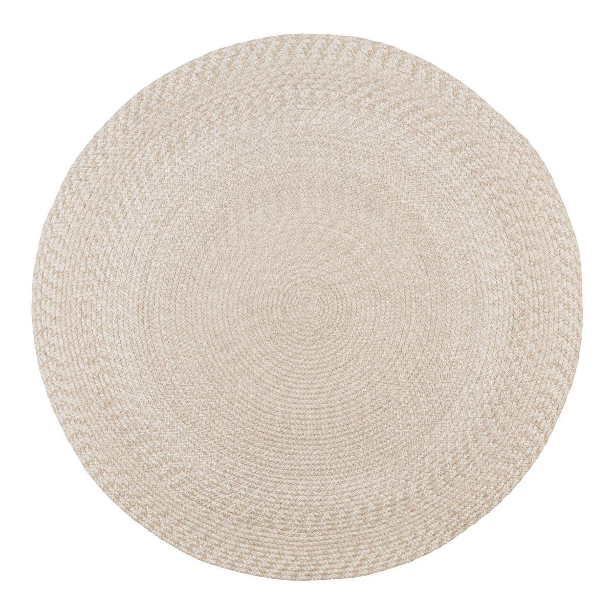 Menorca Tæppe - Sand, 100% Genanvendt PET, Ø180 cm