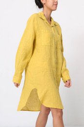Kurze Kleidung mit Leinentaschen für Frauen Ref.2244