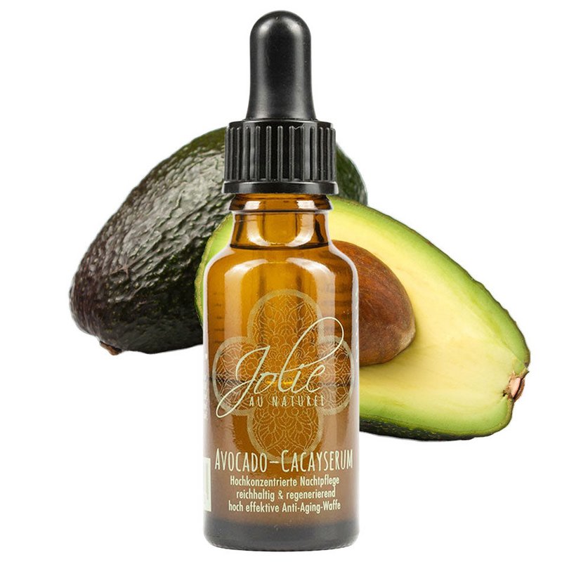 Avocado Cacay Nachtserum I Vitamin E I Vitamin A I beruhigend I anspruchsvolle Haut