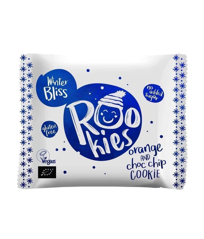 Cookie Orange & Choc chip, Winter Bliss, organic, Rookies, 40g