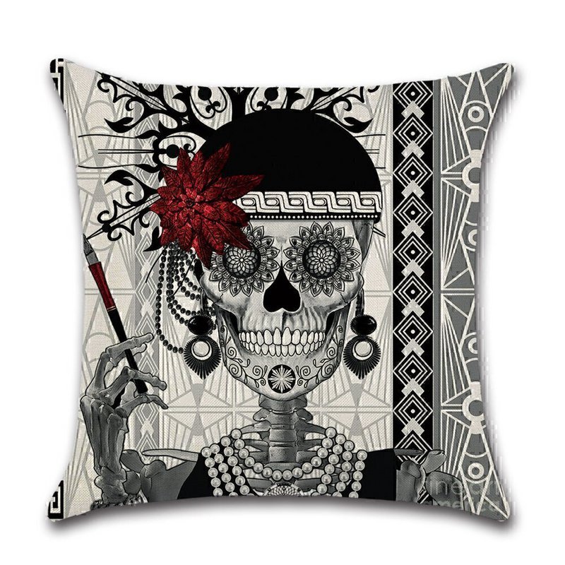 Kissenhülle Halloween - Skull Miss