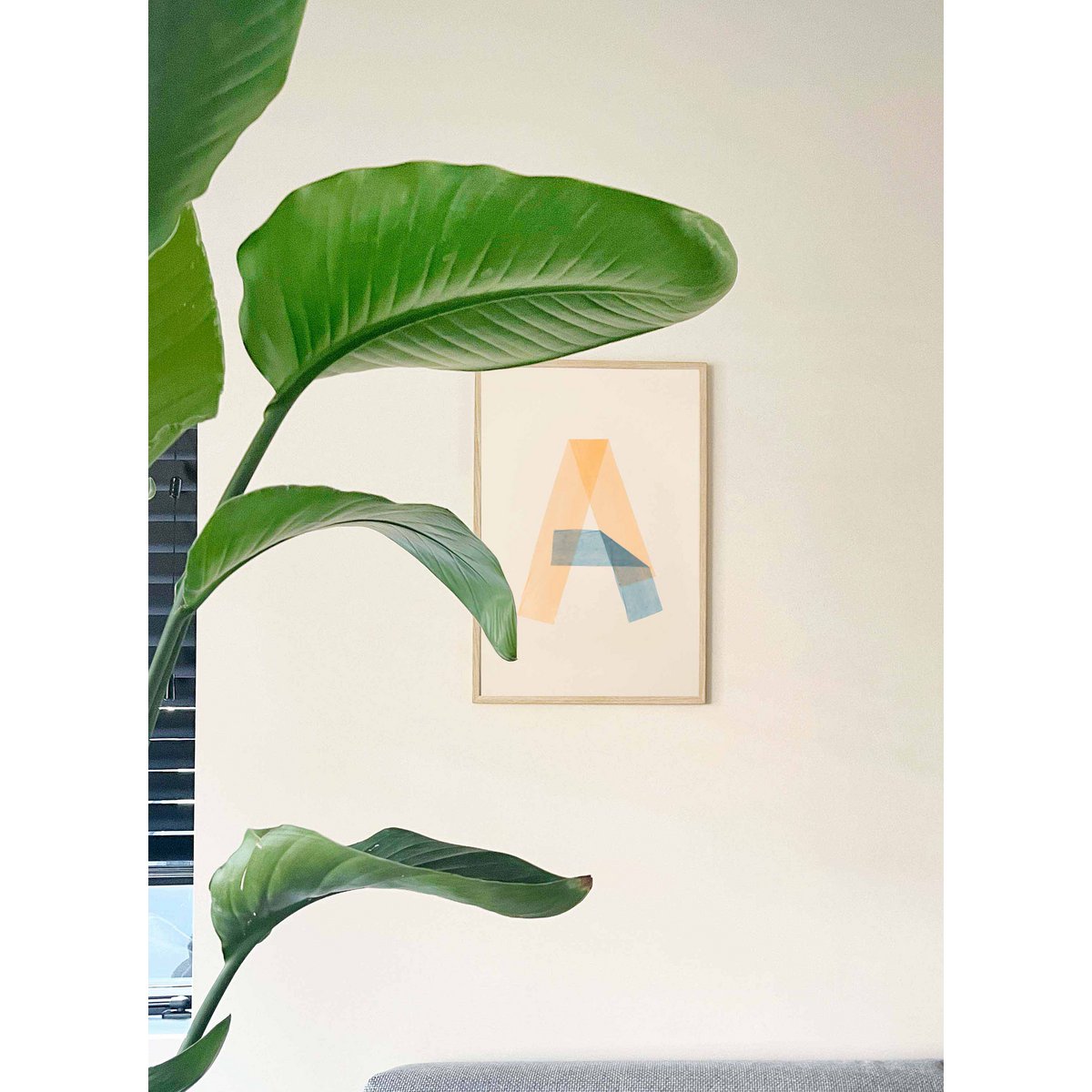 Poster letter A print - Creative Notes