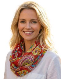 Sunsa set de 3 bufandas de lazo, bufanda de lazo para mujer, pañuelo redondo hecho de 100% algodón, bufanda de tubo para ella, bufanda redonda para verano/primavera/otoño