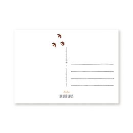 Postal | árboles de otoño