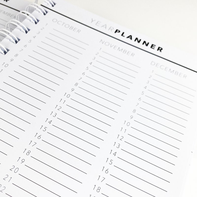 Plan Your Work A5 Planner - Pink