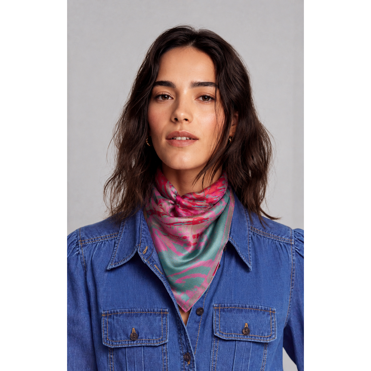 Rubicon TABBY foulard en soie avec imprimé 4140_860