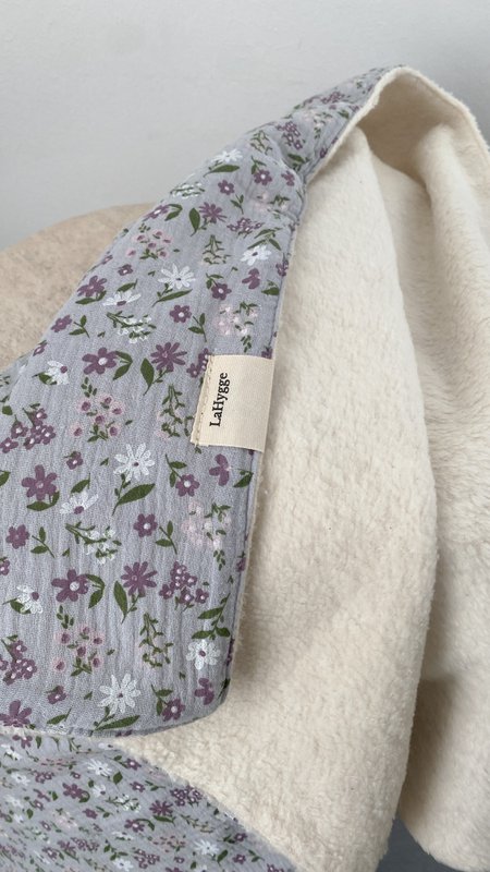 Baby Organic Plush Blanket Grey