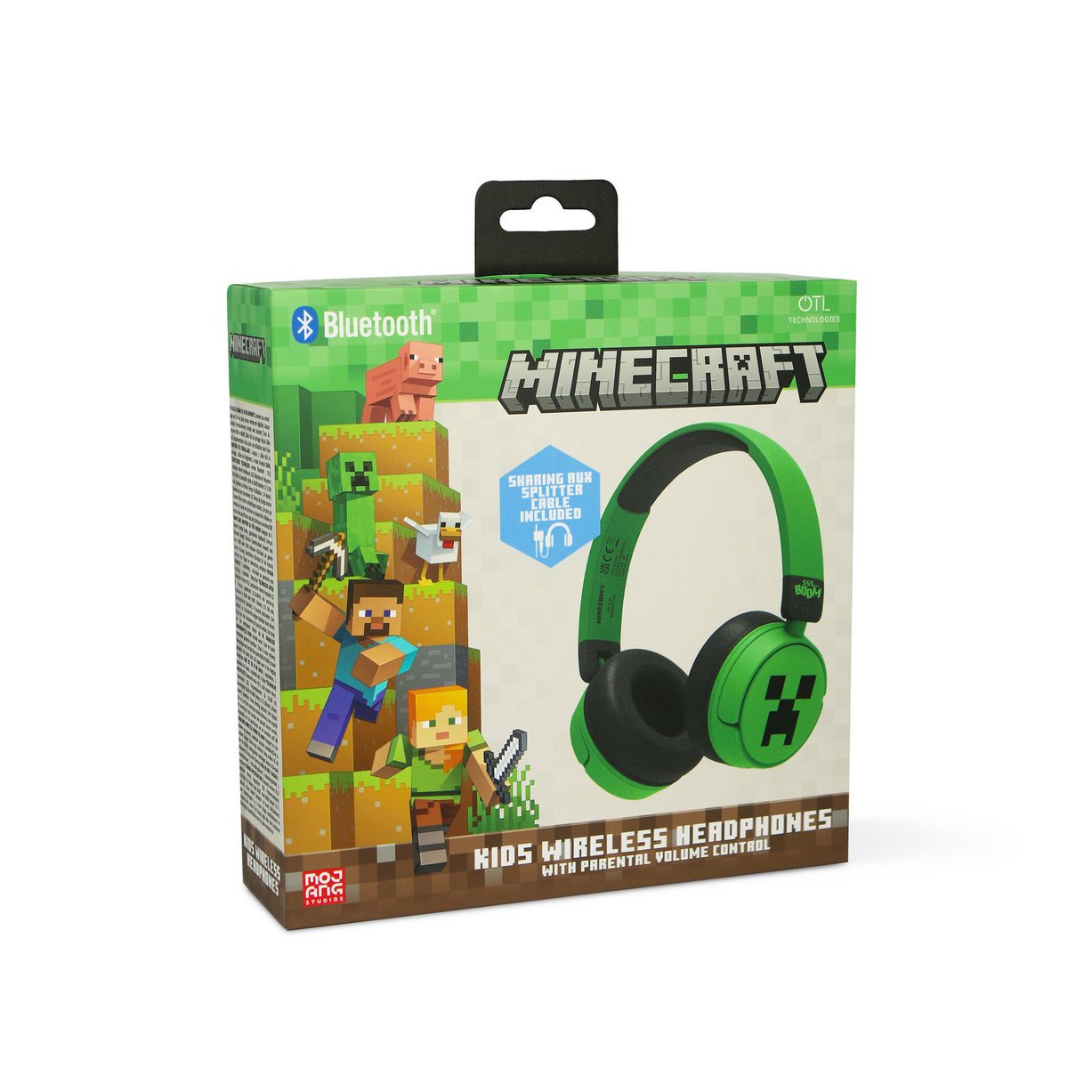Minecraft - Creeper - junior bluetooth headphones