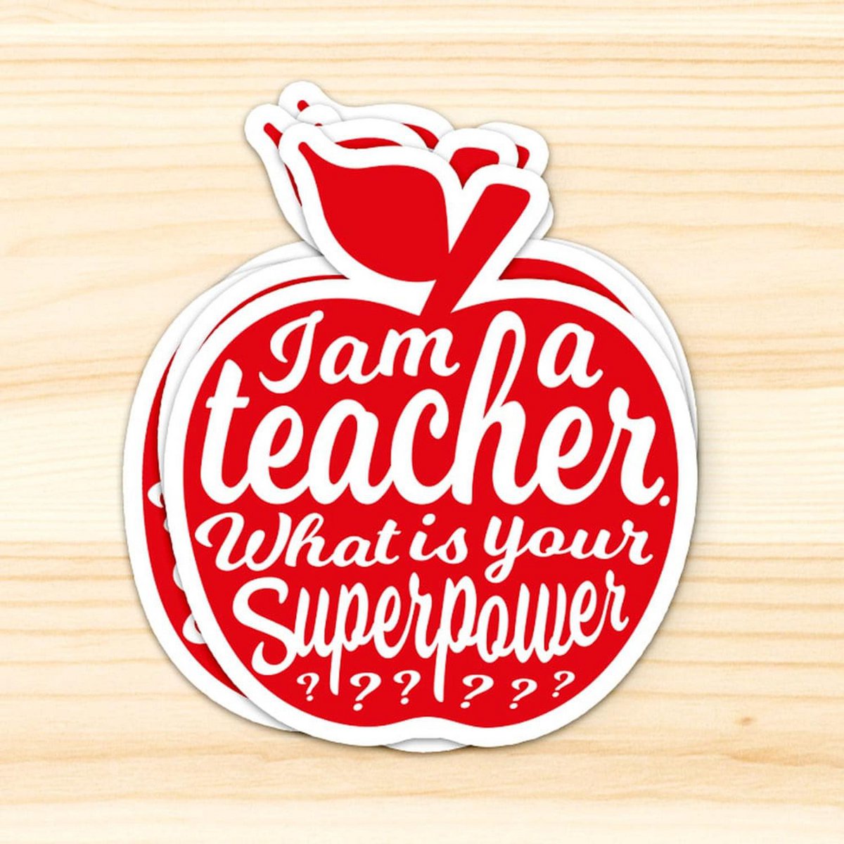 Sticker I am a teacher