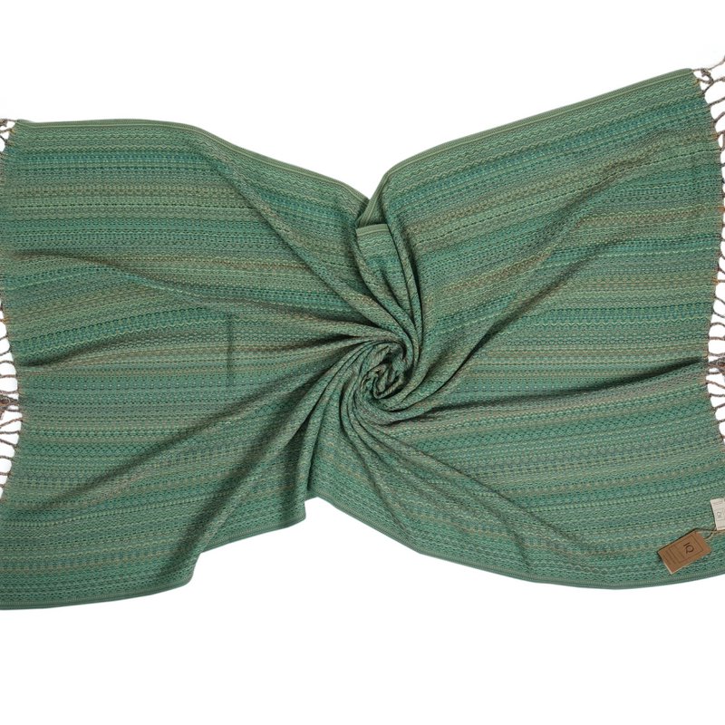 toalla hammam | Toalla para sauna | Toalla de playa | México | Verde | 180x100cm
