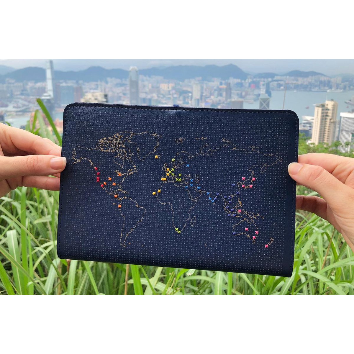 Cahier de voyage Stitch Navy