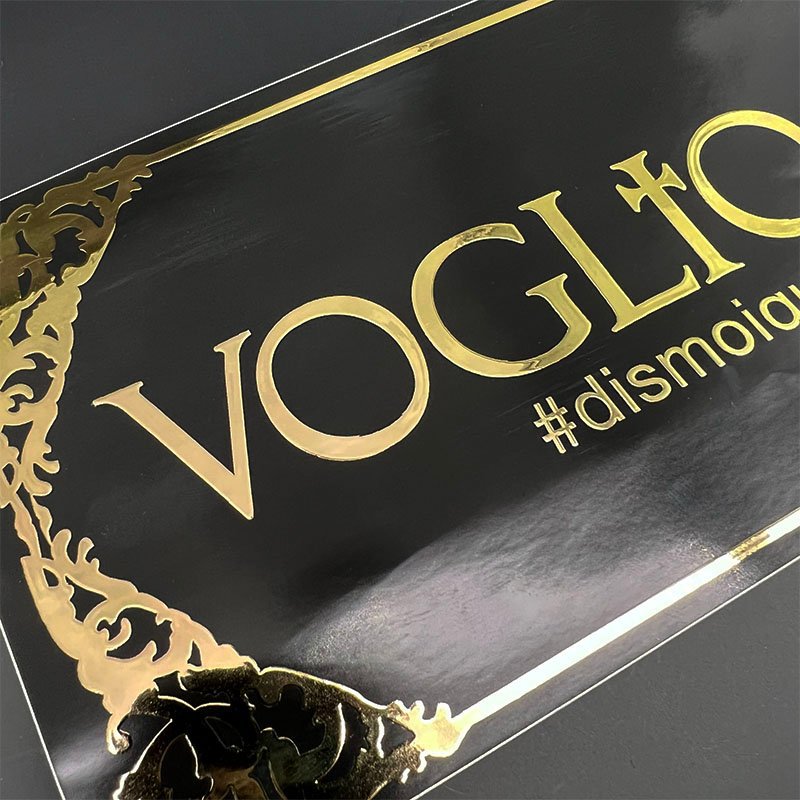 AUTOCOLLANT VITRINE VOGLIO BENE