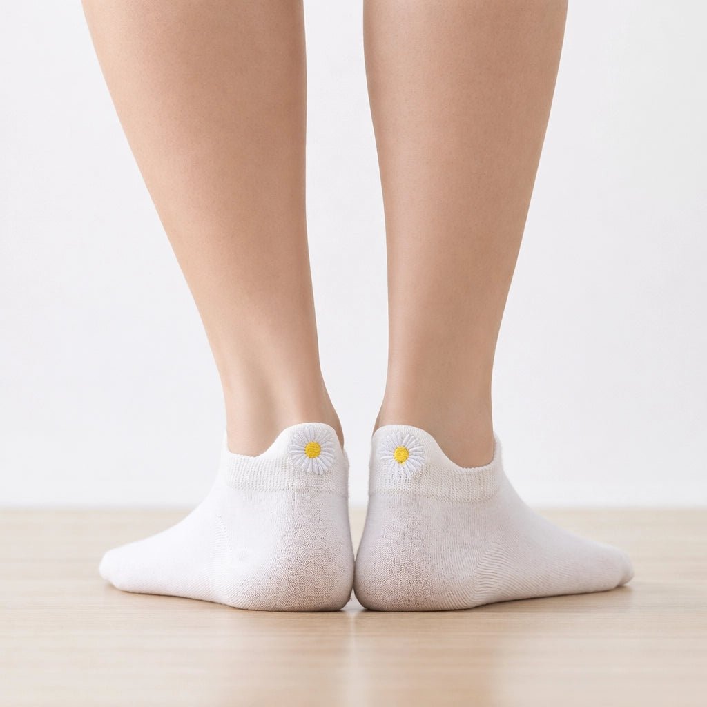 Calcetines con lengua de flores para mujer I 35-41