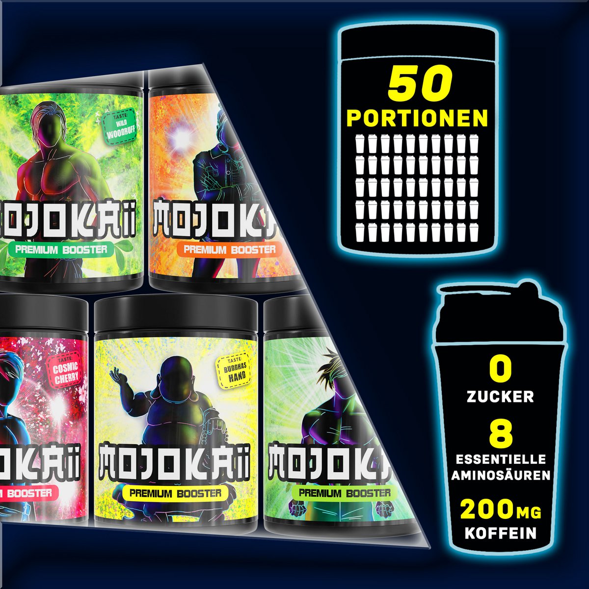 Premium Boosters | Mana Tea | 500g | 50 servings