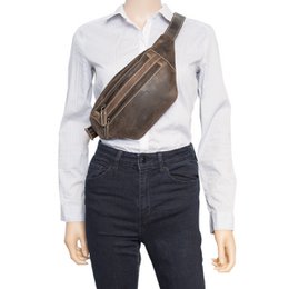 3 Colors Leather Crossbody Fanny Pack - Pouch For Women And Men