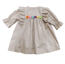 Robe à fleurs bio