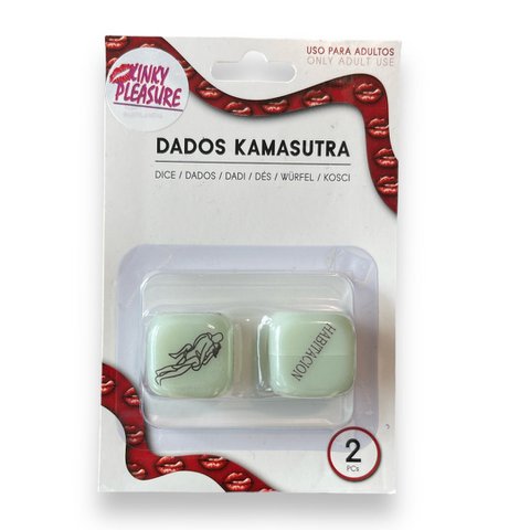 Kinky Pleasure - PL021 - Sex Dice Stands 2PCS - Glow in the Dark - Es
