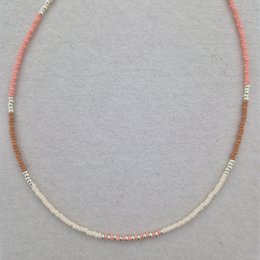 Kralketting Miyuki zu tun | Kamel, Pfirsich