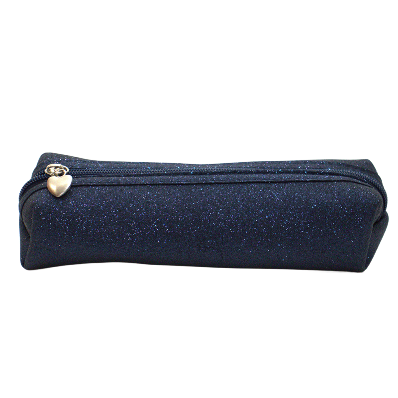 Moon - The Navy glitter pencil case