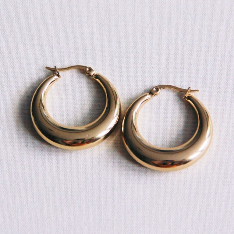 Aro de acero inoxidable 30 mm “ancho” – dorado